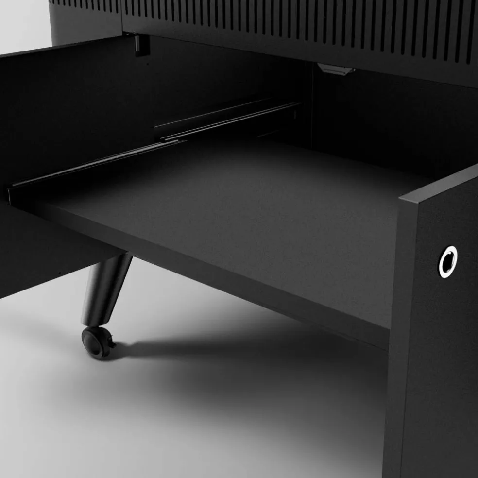 HUB II EU kullgrill, svart