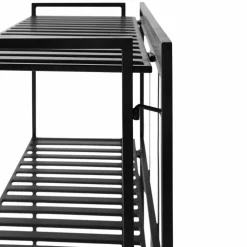 Hylle Manhattan lavt avlastningsbord, svart