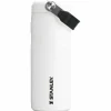 IceFlow Flip Straw flaske 0,47 liter, ash