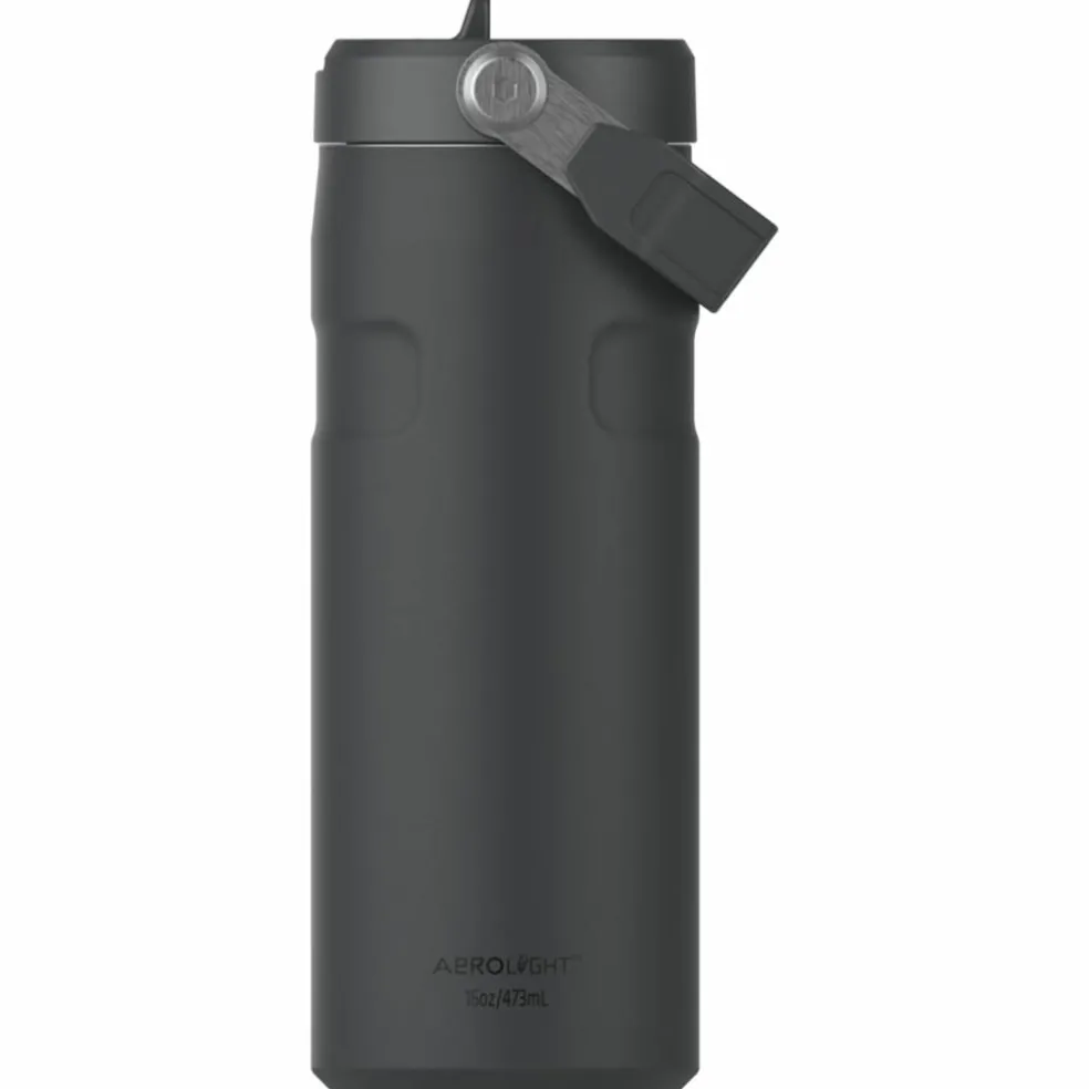 IceFlow Flip Straw flaske 0,47 liter, blue sky