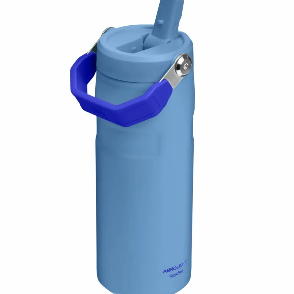 IceFlow Flip Straw flaske 0,47 liter, blue sky