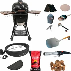 Icon Large kamadogrill med deluxe tilbehørspakke