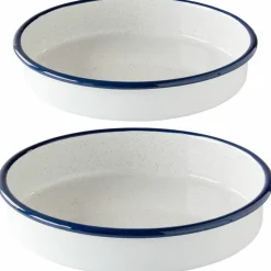 Ildfaste former 24 + 28 cm, krem