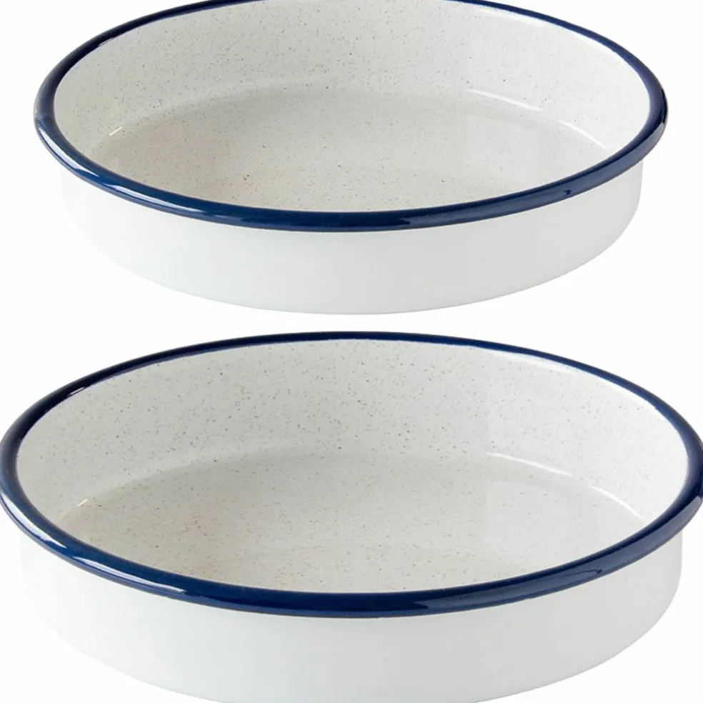 Ildfaste former 24 + 28 cm, krem