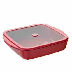 Ildfast form kvadrat 1,6 liter, egg shell