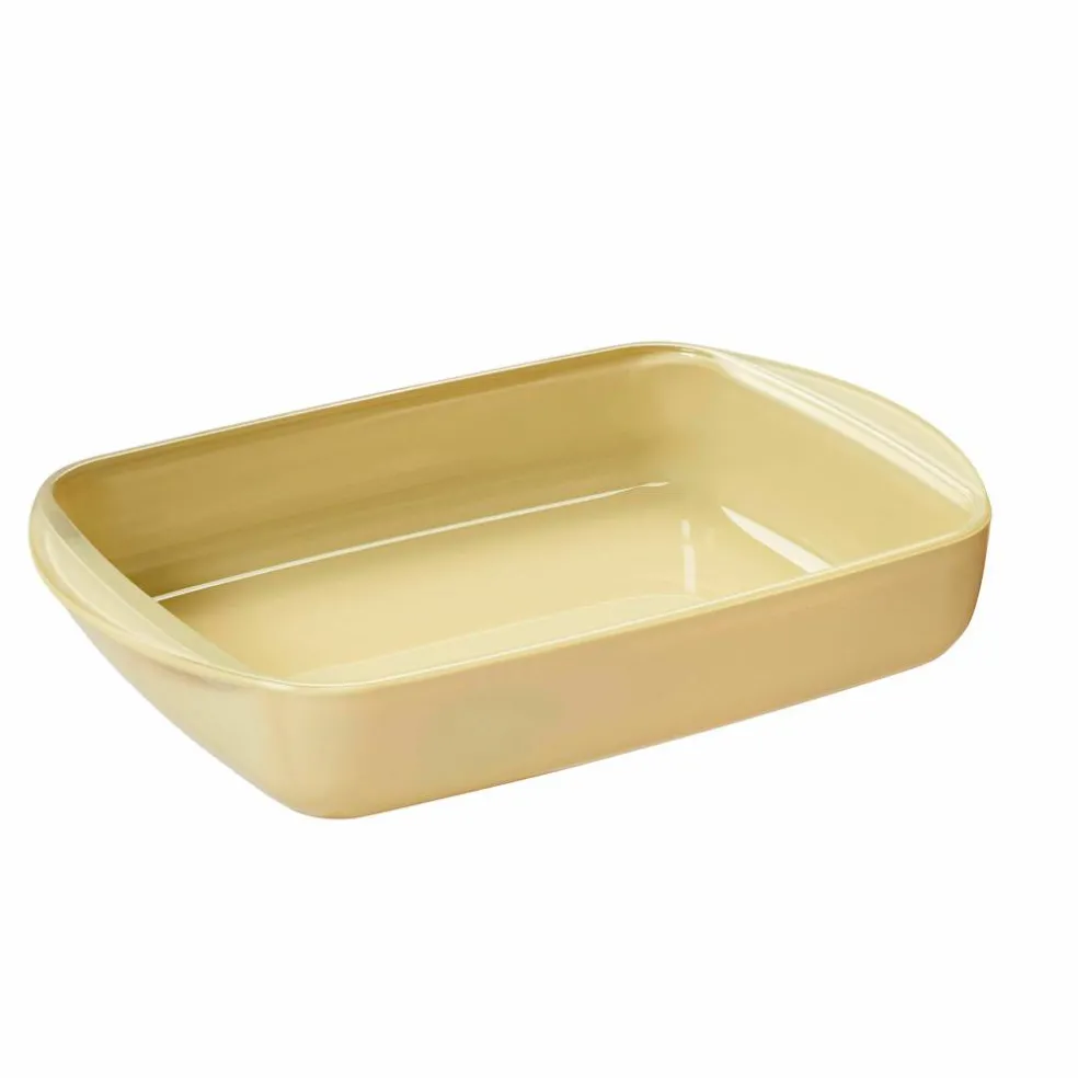 Ildfast form rektangulær 1,6 liter, egg shell