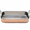 Ildfast form 35x25,5x6 cm, kobber