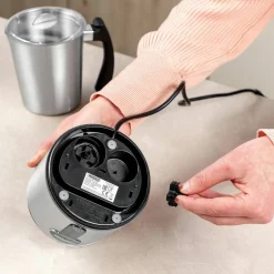 Induction melkeskummer 650 watt, sølv