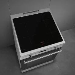 Induksjonskomfyr 60 cm, rustfritt stål