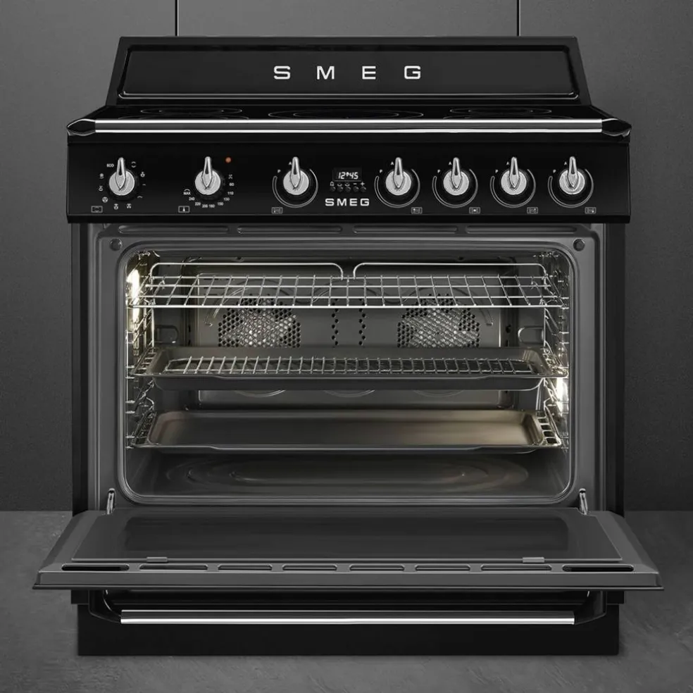 Induksjonskomfyr Victoria TR90IMBL 90 cm, svart