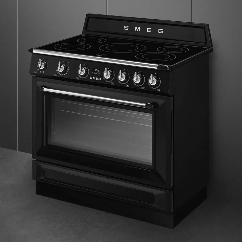 Induksjonskomfyr Victoria TR90IMBL 90 cm, svart