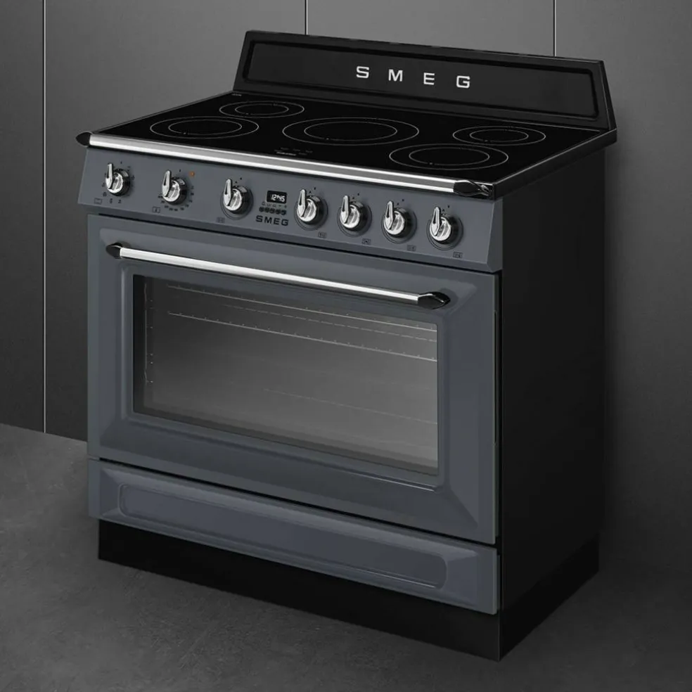 Induksjonskomfyr Victoria TR90IMP 90 cm, creme
