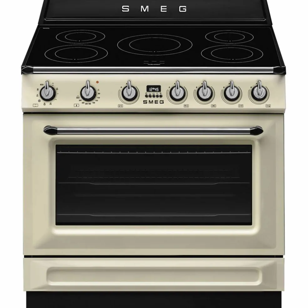 Induksjonskomfyr Victoria TR90IMP 90 cm, creme