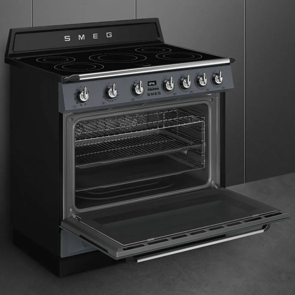 Induksjonskomfyr Victoria TR90IMP 90 cm, creme