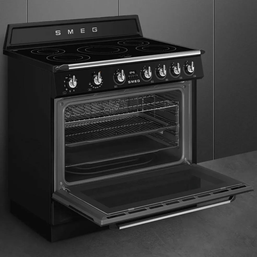 Induksjonskomfyr Victoria TR90IMP 90 cm, creme