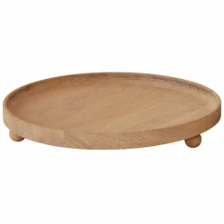 Inka rundt trebrett 30 cm, dark