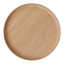 Inka rundt trebrett 30 cm, dark