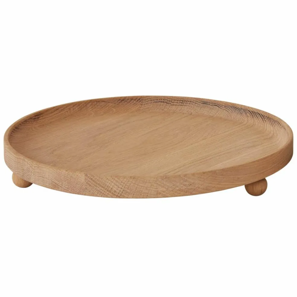 Inka rundt trebrett 30 cm, nature