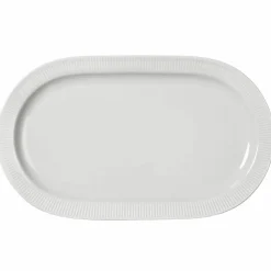 Inka serveringsfat, hvit