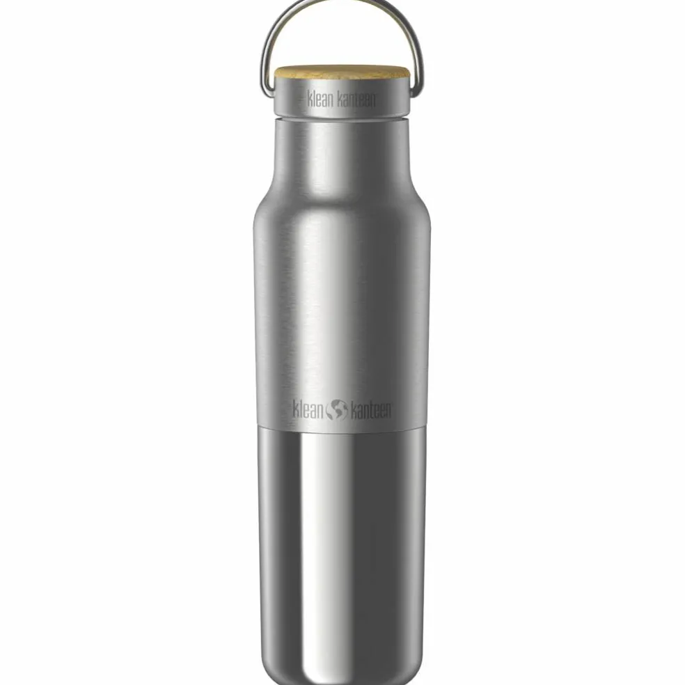 Insulated Reflect flaske med bambuslokk 355 ml