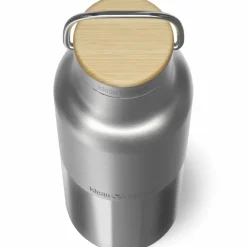 Insulated Reflect flaske med bambuslokk 355 ml