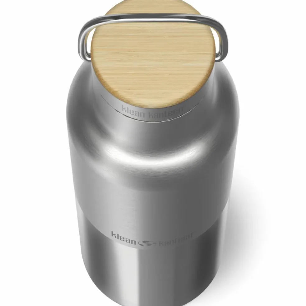 Insulated Reflect flaske med bambuslokk 355 ml