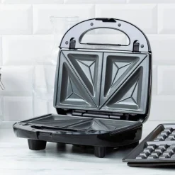 3-in-1 toastgrill/vaffeljern, black