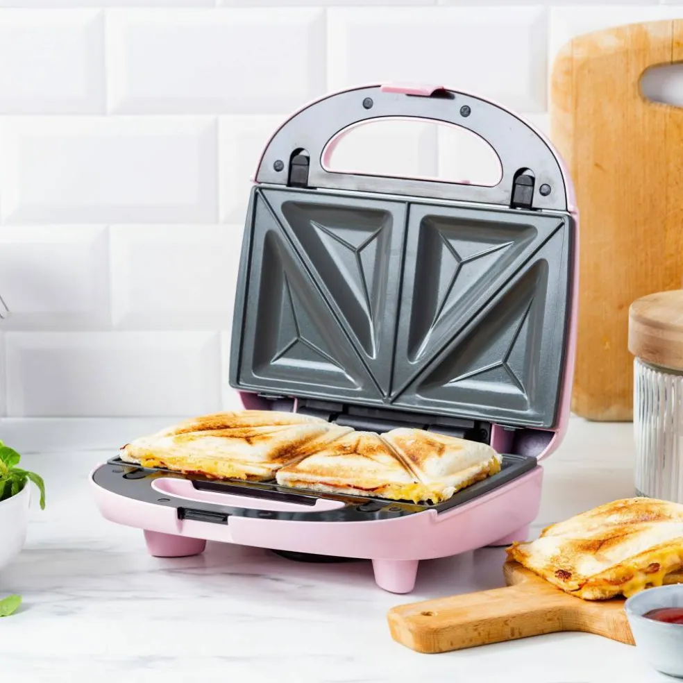 3-in-1 toastgrill/vaffeljern, smokey blue