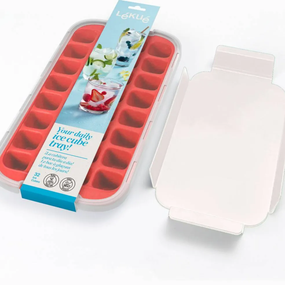 Isbitform silikon med lokk, turkis