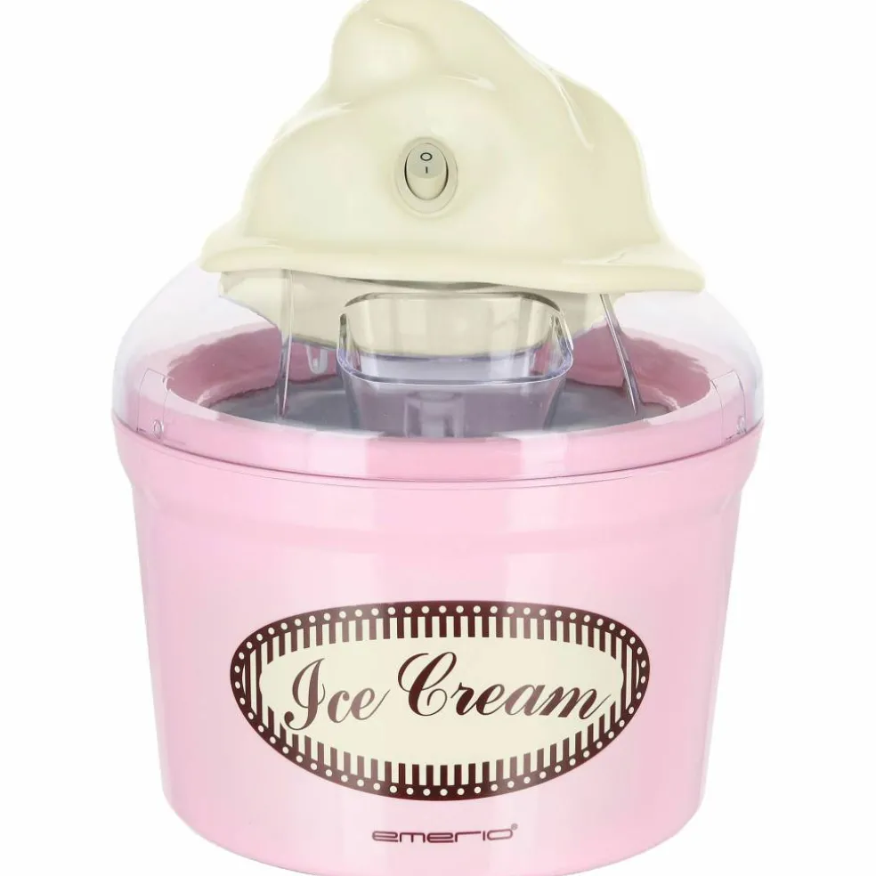 Iskremmaskin 1,2 liter, rosa