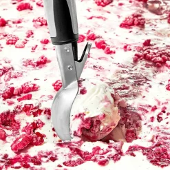 Iskrem-skje (Ice Scoop) med utskyter
