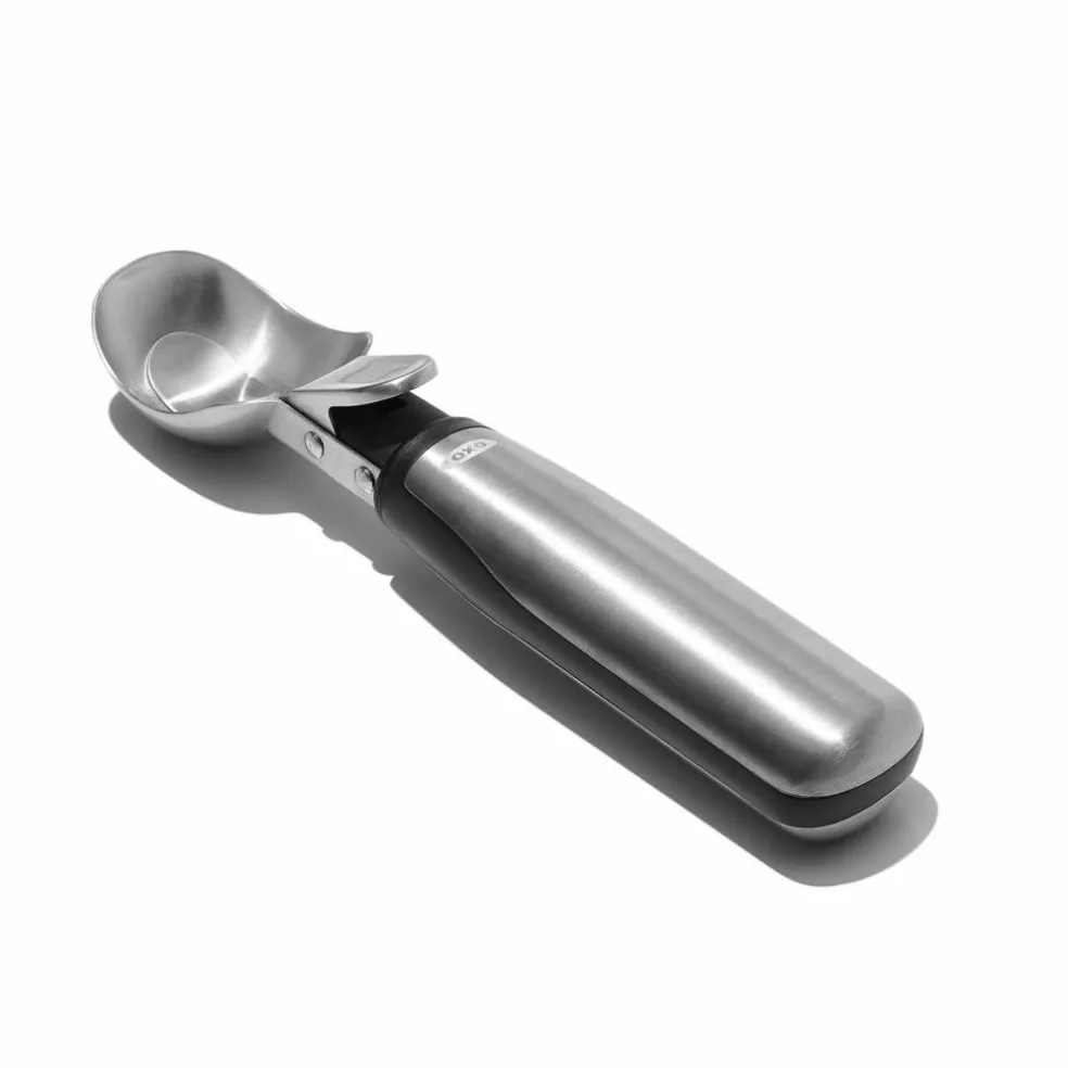 Iskrem-skje (Ice Scoop) med utskyter