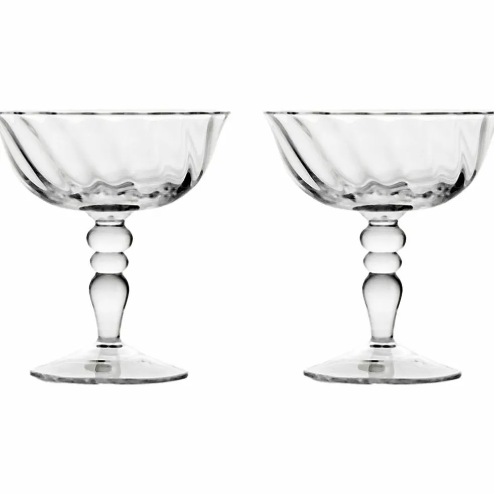 Italian Opacity coupeglass 15 cl 2-pakning, klar
