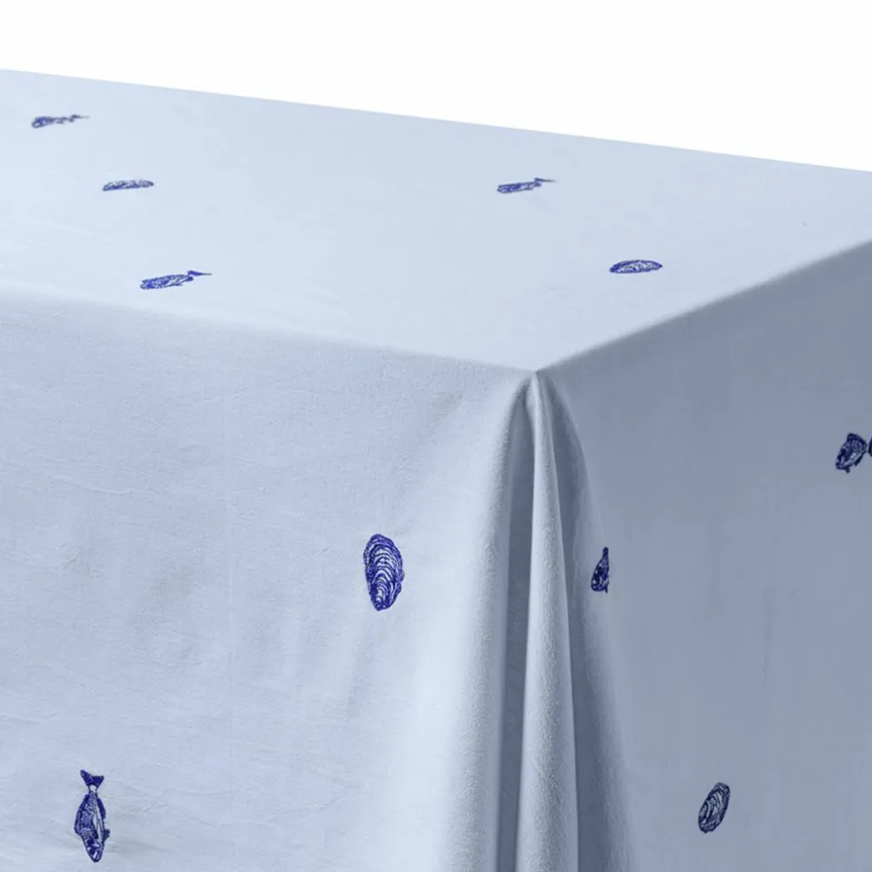 Josefin La Mer duk 330×145 cm, blå