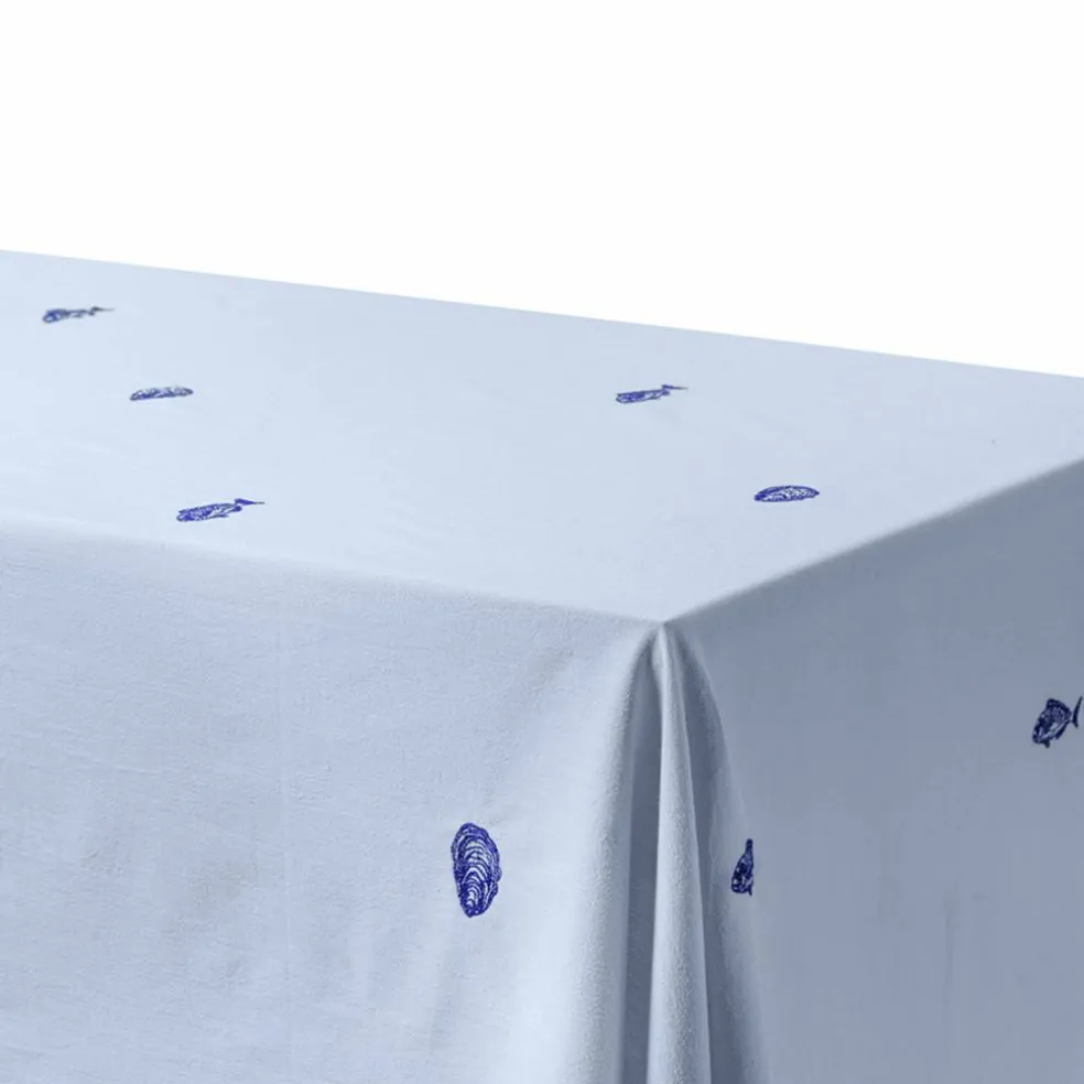 Josefin La Mer duk 330×145 cm, blå