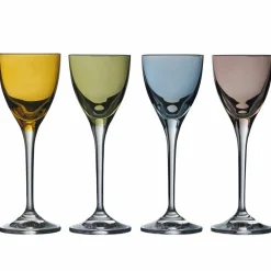 Joyful snapseglass 4 stk, mix
