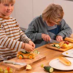 Junior kokkekniv 10 cm, blå
