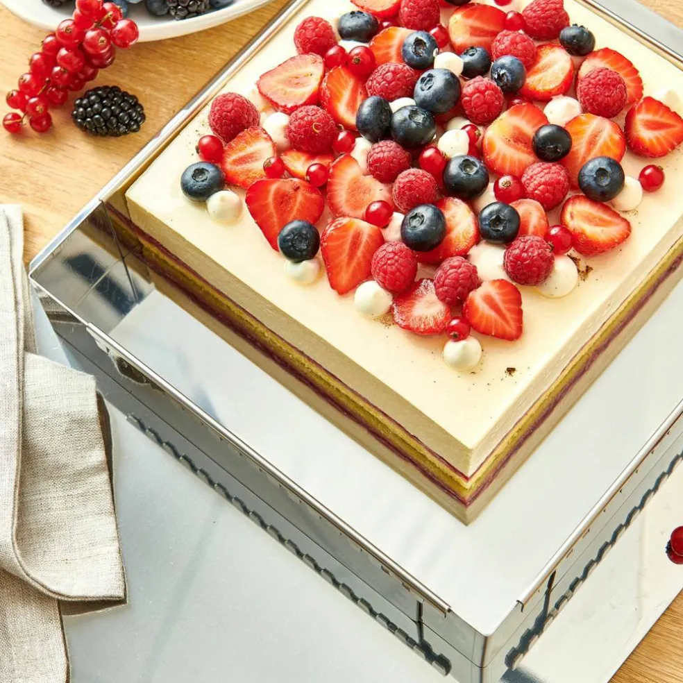 Justerbar bakeform 16 X 16 cm - 30 X 30 cm.