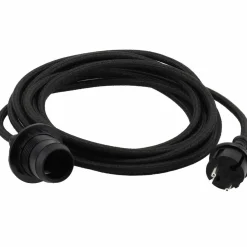 Kabel til utendørsbelysning 5 meter, hvit
