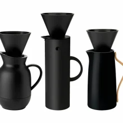 Kaffetrakter-tilbehør for termoser, svart
