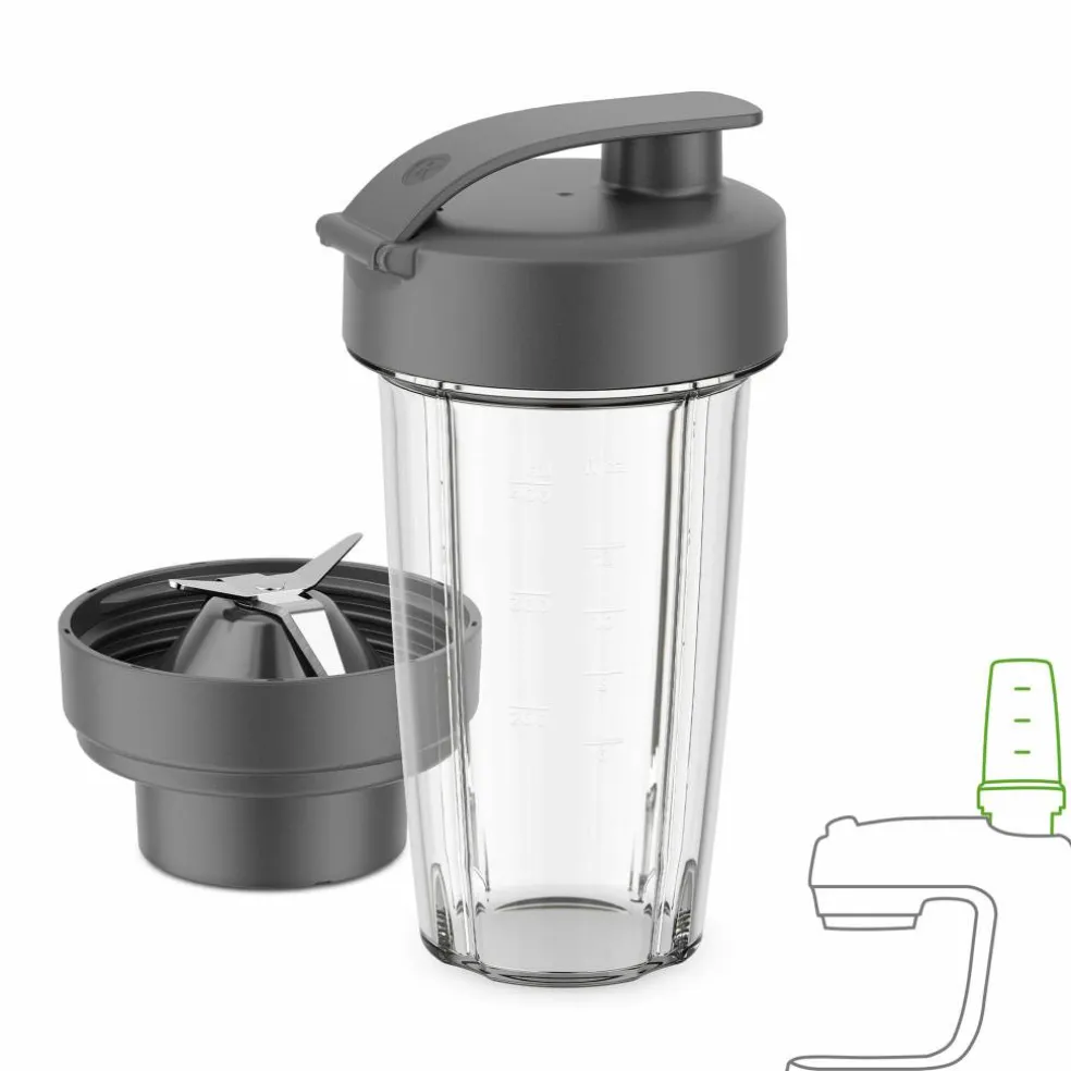 KAG50.000GY Xtract SportGo personal blender 400 ml, grå