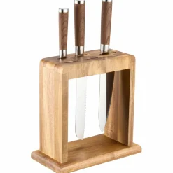 Kaira knivblokk for 5 kniver