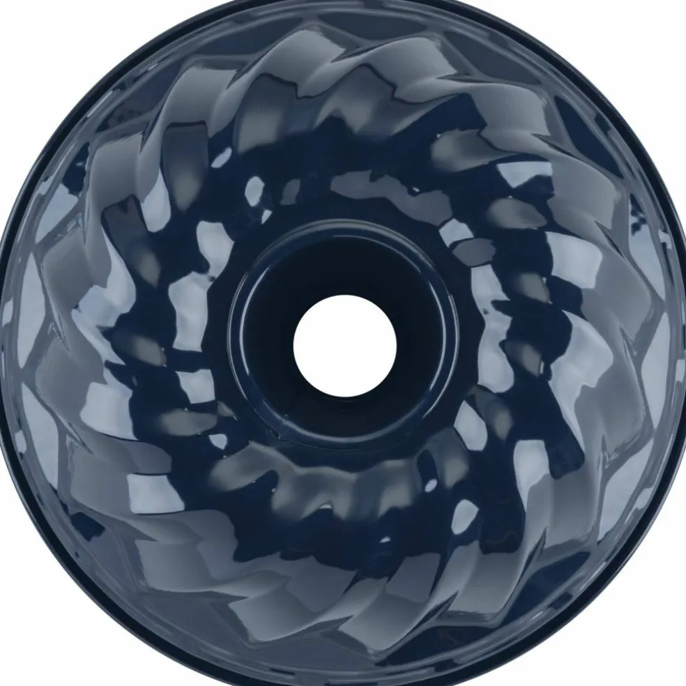 Kakeform 22 cm, emaljert stål