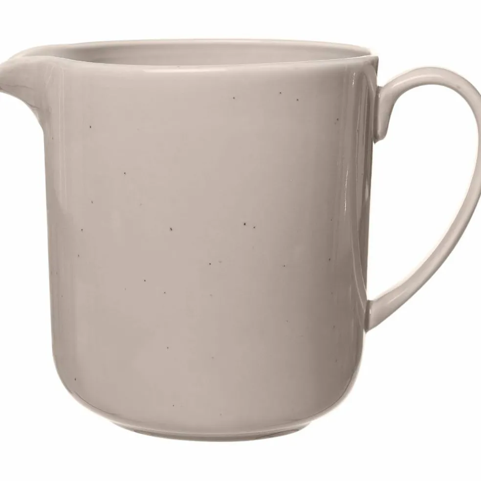 Karaffel i porselen 1 liter, sand