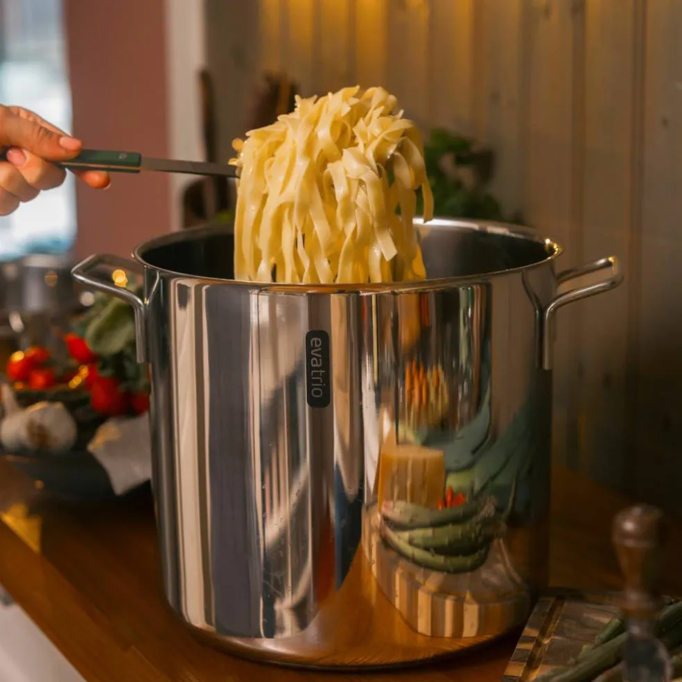 Kasserolle 10 liter, rustfritt stål