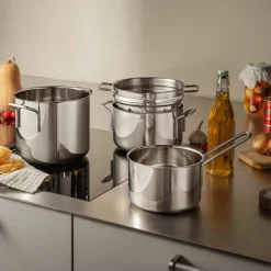 Kasserolle 10 liter, rustfritt stål