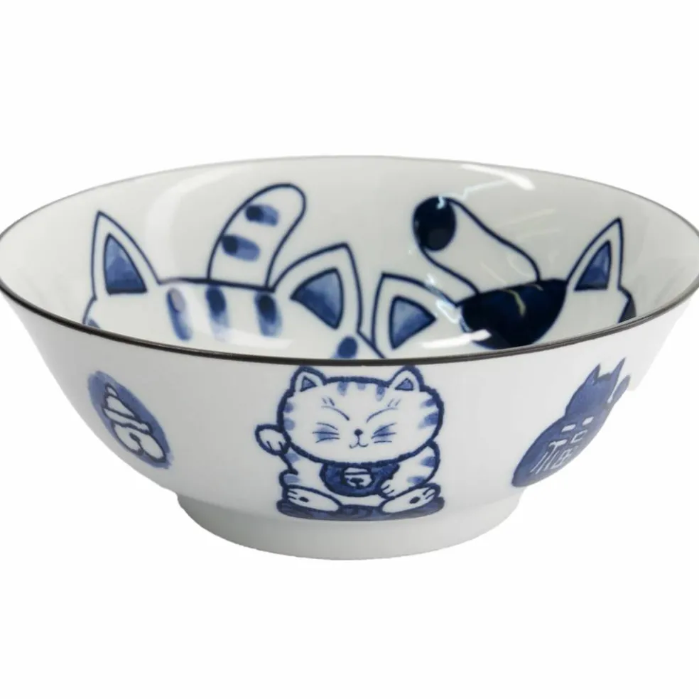 Kawaii Cat Neko ramenskål 1 liter (33418)