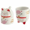 Kawaii Lucky Cat krus, 35 cl, blue