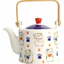 Kawaii Lucky Cat tekanne 800 ml