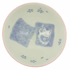 Kawaii skål 11 cm, cat blue